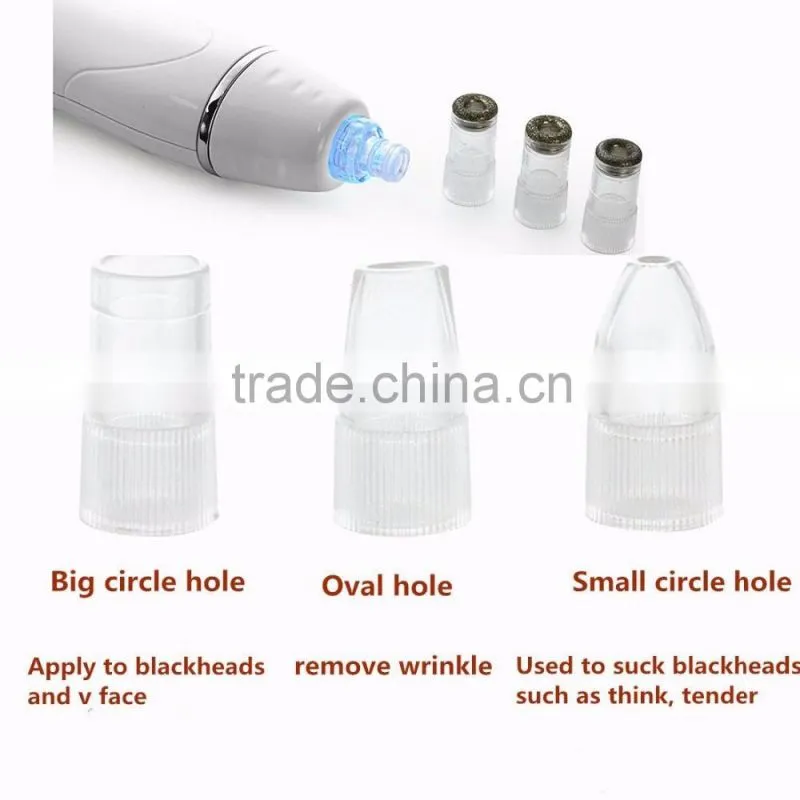 2016 Facial Pore Clean Acne Nose Blackheads Remover Microdermabrasion Rechargeable