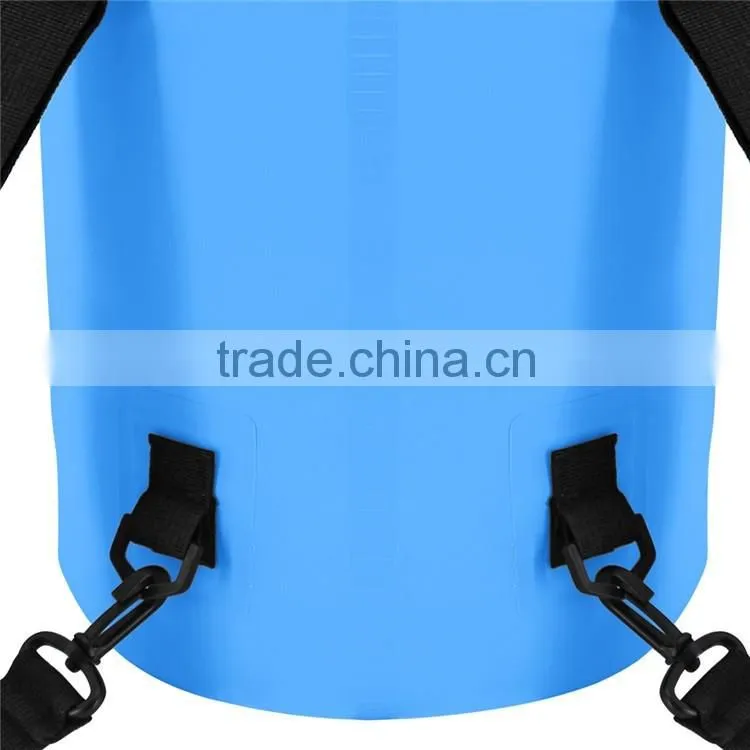 Low price colorful waterproof dry bag backpack for camping equipment
