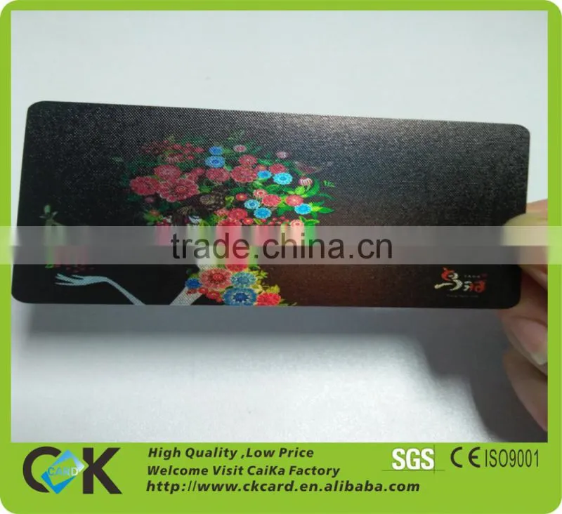newest pvc pattern card with fancy design and factory price