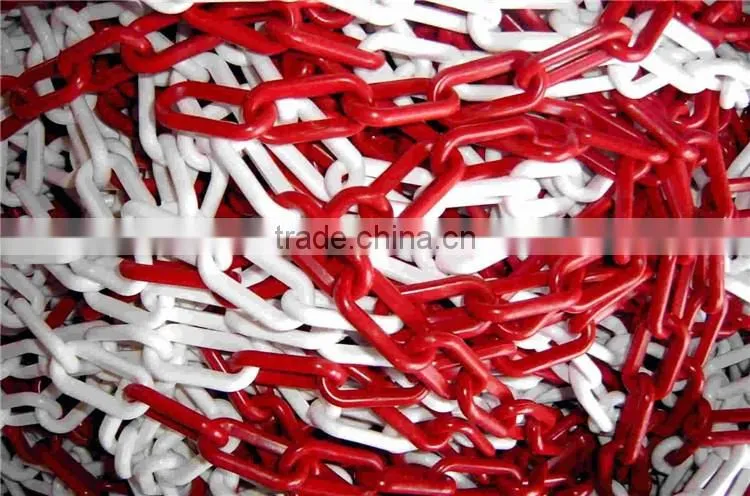 Low Price to Sell colorful all kinds of Durable plastic long link chain