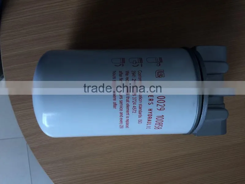 53W0029 100858 Spin-on oil return oil filter for heavy machine