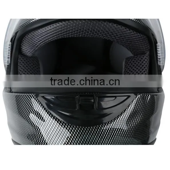 Motorcycle DOT CARBON FIBER FULL FACE MOTORCYCLE SCOOTER STREET SPORT BIKE HELMET S M L XL
