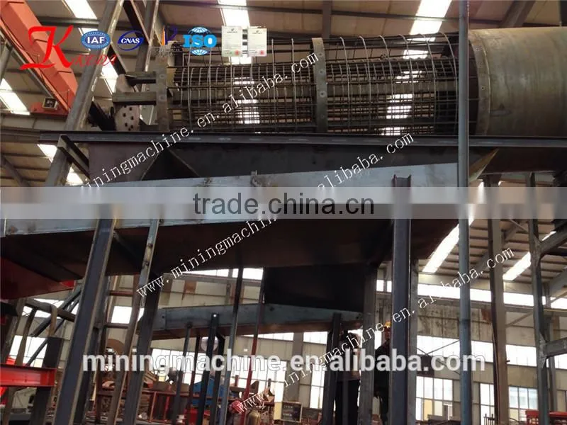 Wet sand or dryland bucket chain gold dredger especially in water