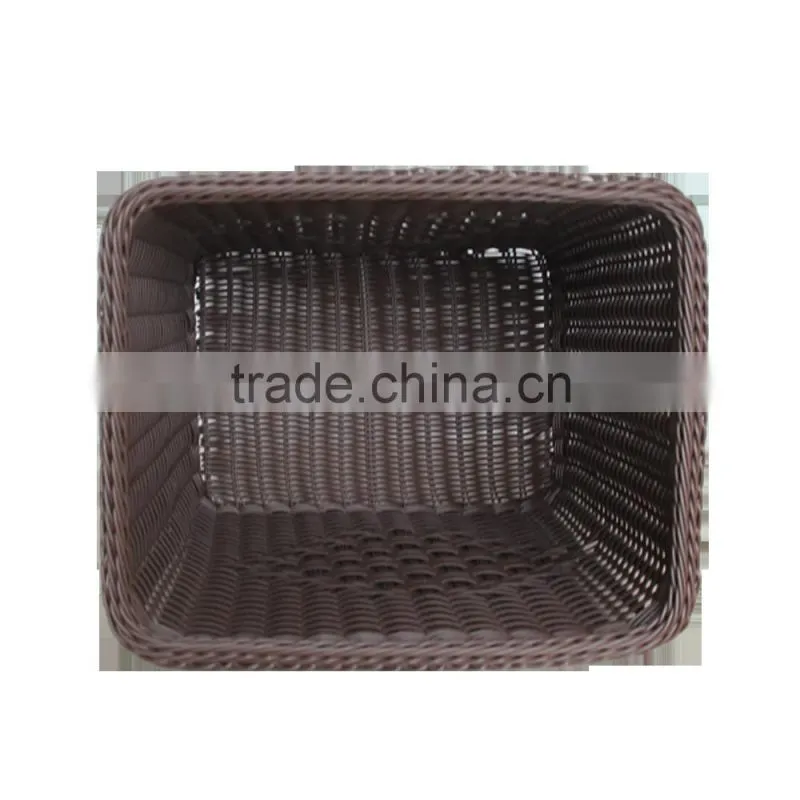 Wholesale custom home organizer durable synthetic rattan laundry baskets