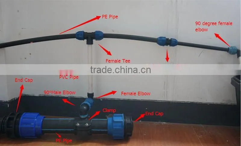 Long Working Life pe pipe coupling