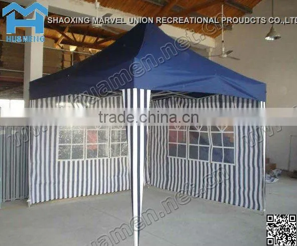 Portable UV resistant Polyester Folding Gazebo with windows 2x2m