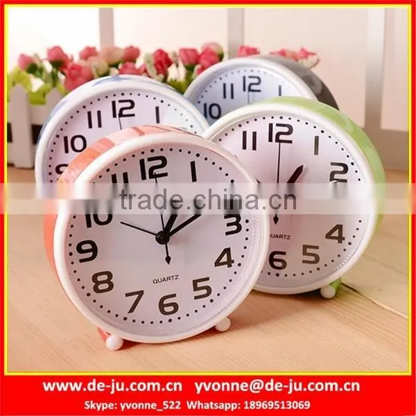 Home Round Plastic Kitchen Clock