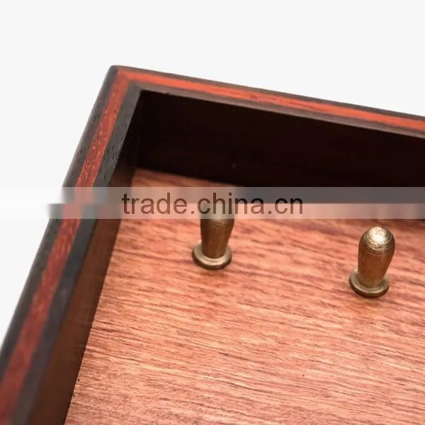 High Quality Easy Assembly Household Wooden Key Rack, Original Wood Jewelry Decorations Racks