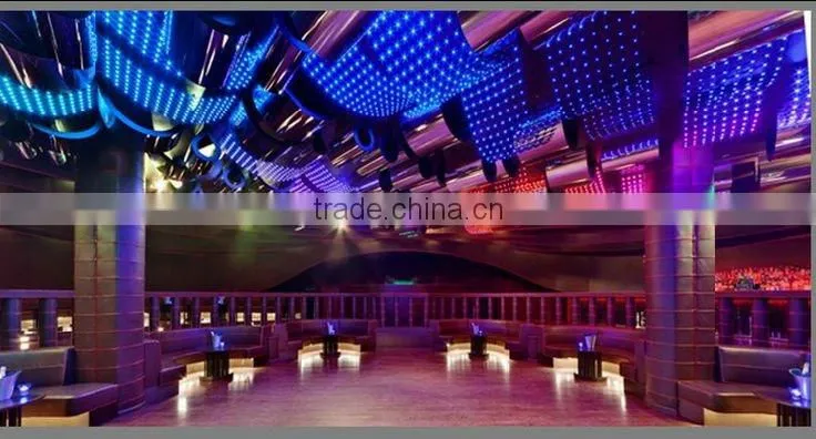 hot selling wedding fabric foldable led stage backdrop
