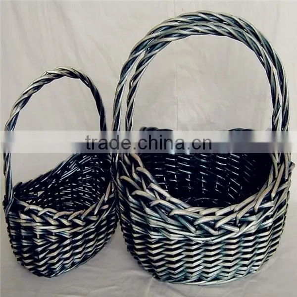 2016 new design cheap handmade small shopping basket