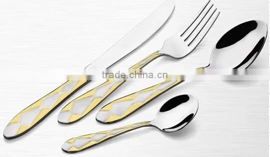 Stainless steel knife/fork/spoon set cutlery set