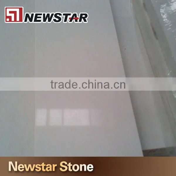 Quartz surface pure white quartz stone
