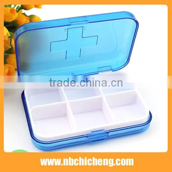Child Resistant Plastic Pill Box