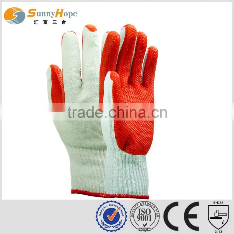 sunnyhope safety T/C Laminated Latex red on Palm Gloves