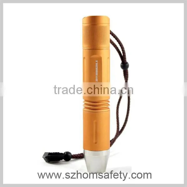 3w CreeX-E Q5 led Jade appraisal yellow light rechargeable with2*18650 flashlight