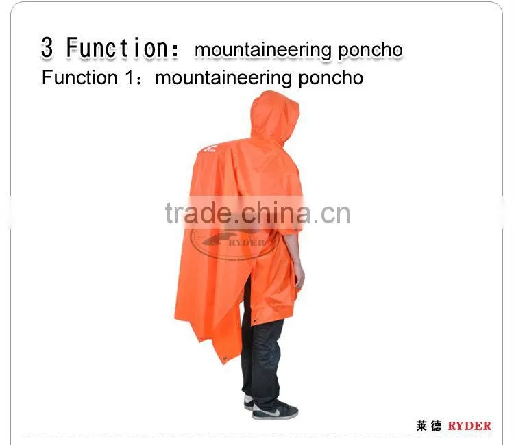 Backpacker Military Poncho Raincoat