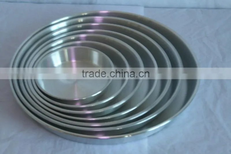 LY Aluminum Sanding Middle-deep Round Trays