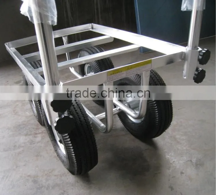 Four Air Wheel Cheap Aluminium Tool Cart