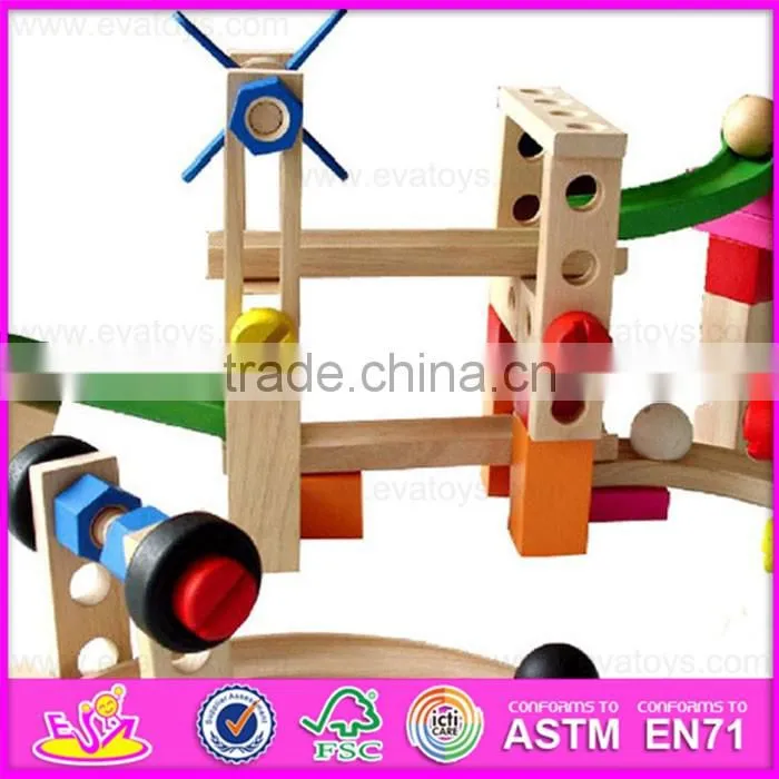 2017 Educational toy Kid marble run maze game W04E039-S