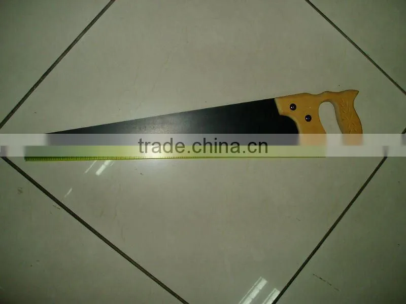 14" hand saw with wooden handle
