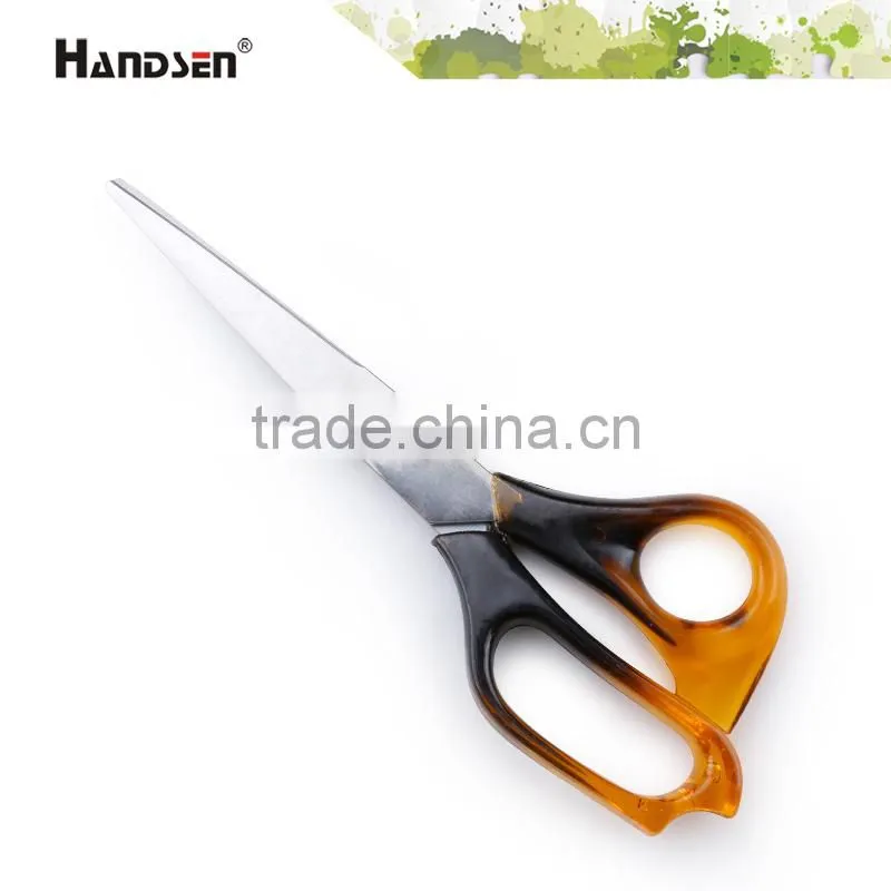 PS handle popular office 7" amber scissors