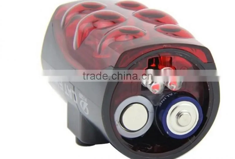 2016 New SD-780 HOT 10 LEDs 8 Modes Water Resistant Bicycle Light Super Bright Bicycle Safety Seatpost Cycling Light