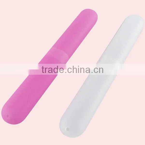 Plastic Toothbrush Box Holder with Cover Travel Toothbrush Case