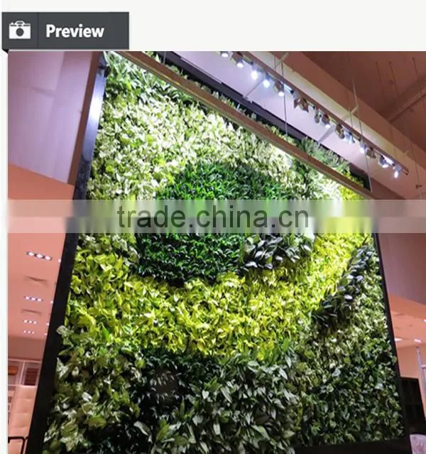 Interior greenwalls living artificial green wall