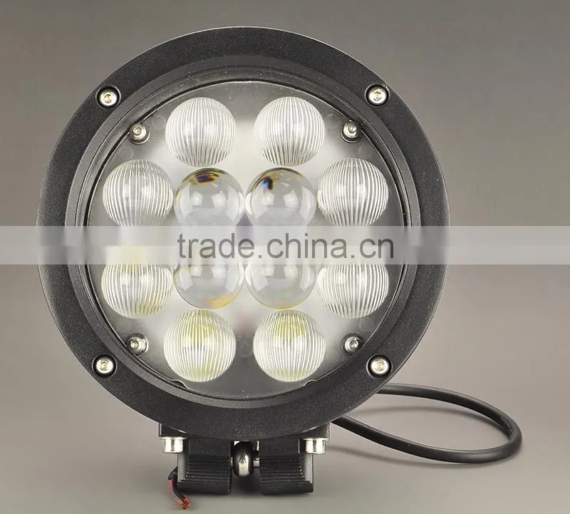70w Round Car LED Driving Lights Retractable LED Work Light 70W