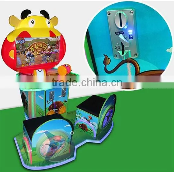 dianfu amusement coin operated kids play 2 players indoor and out door capsules game machine for sale with videos