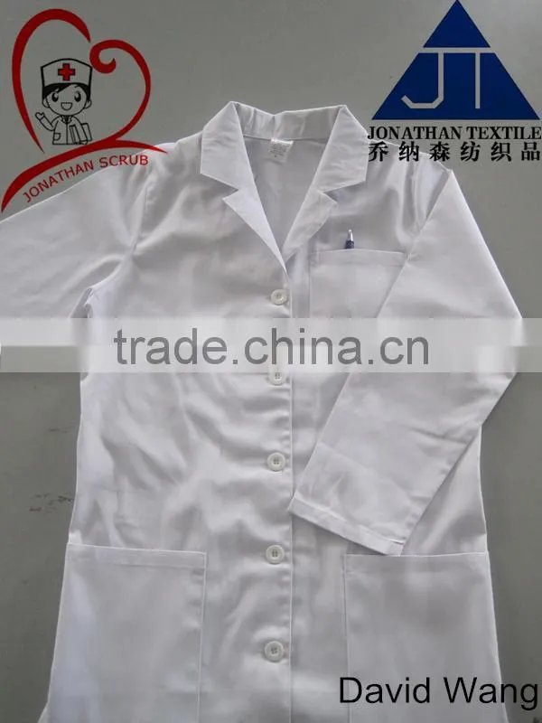 OEM service white unisex lab coat/doctor uniforms