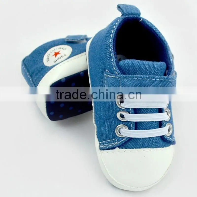 Wholesale Newborn Crib Shoes Baby Shoes Toddlers Soft Shoes Adhesive Straps