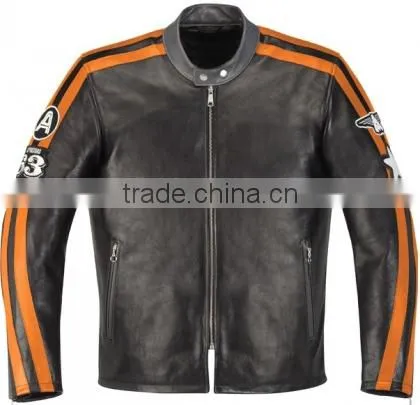 Motorbike leather Armour jacket