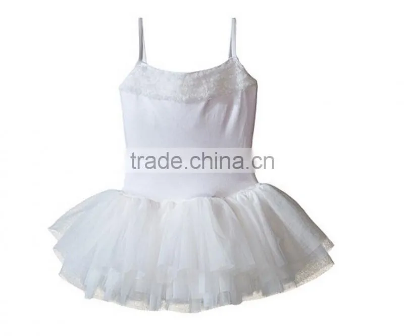 Highly ruffled fluffy tutu skirt ballet perfoemance dance tutu for girls