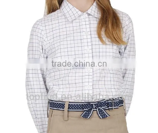 Cotton School Uniform kids Shirts