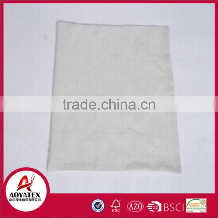New design 100% polyester solid imitation hemp cushion cover for sofa
