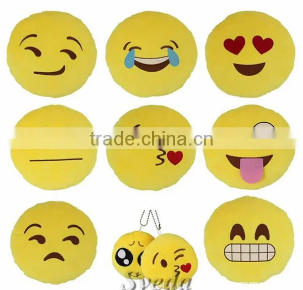 (HOT) Wholesale Plush Emoji Pillow Emoji plush soft toy Emoji toys