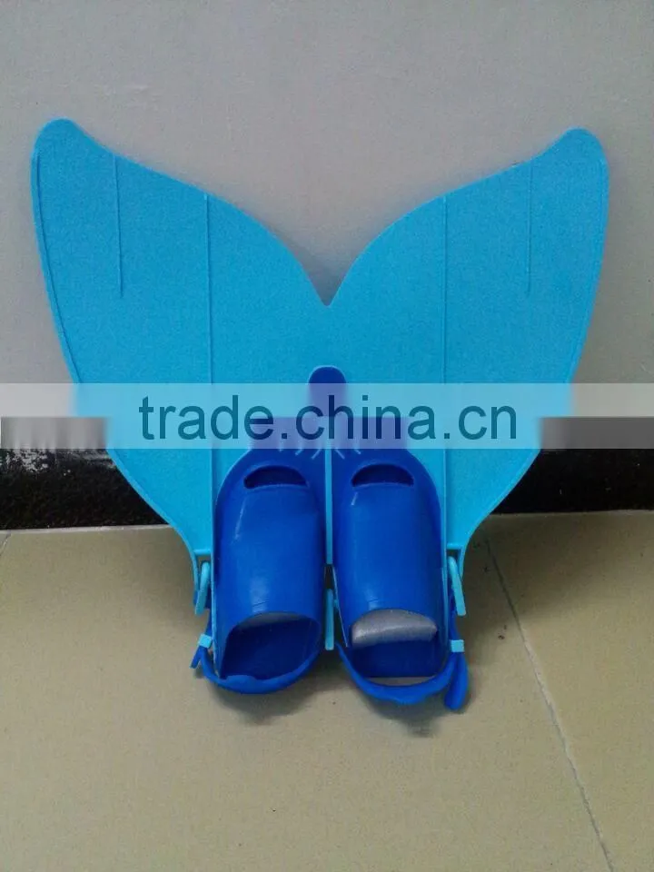 Silicone Material and Child Age Silicone Swimming Flippers
