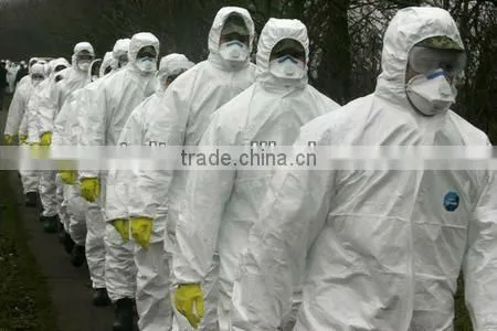 CE&FDA&ISO Approved disposable Coverall for protective work