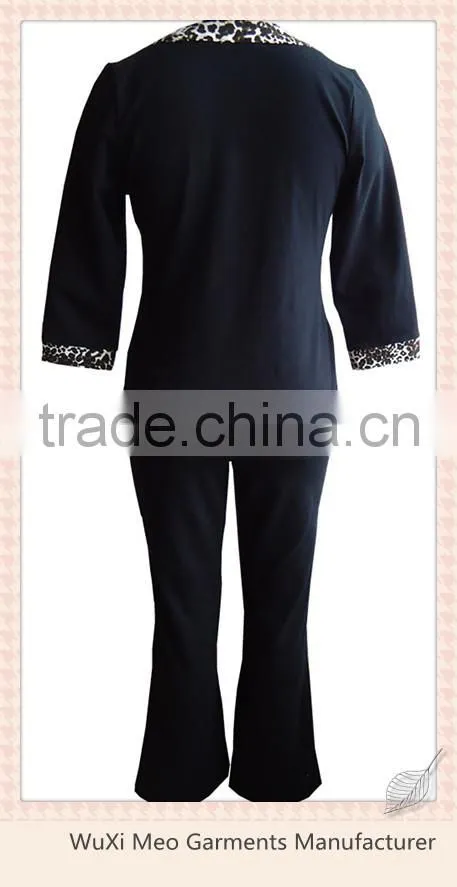 Women older casual suit neck designs for ladies suit