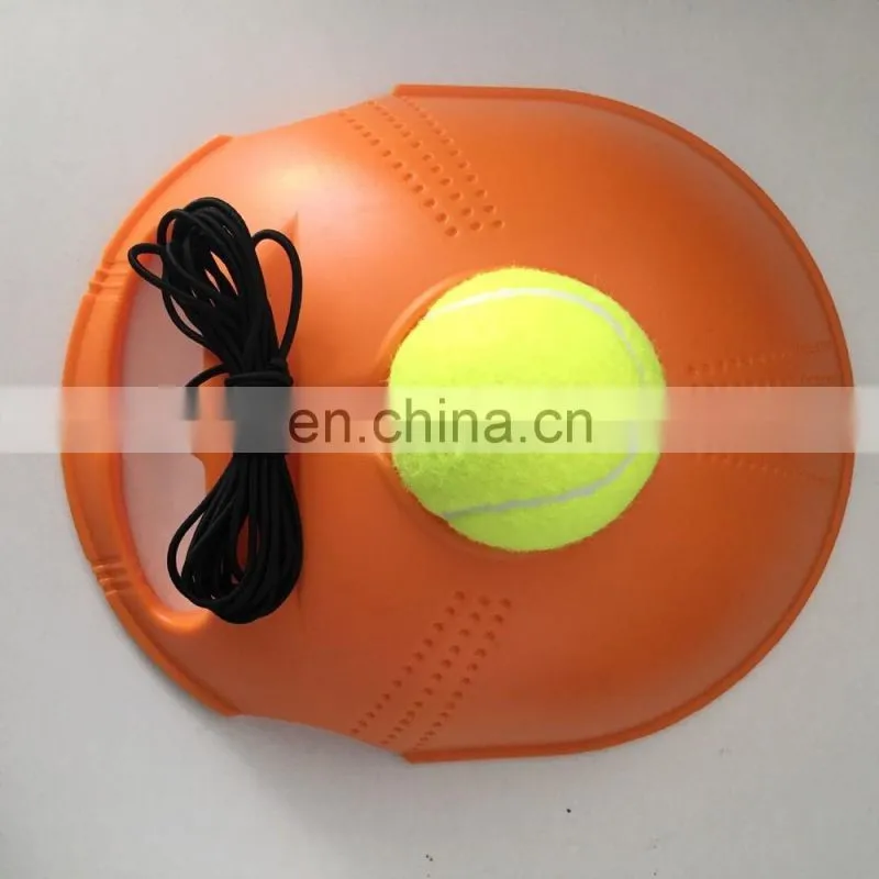Tennis Training device with tennis ball and elastic string