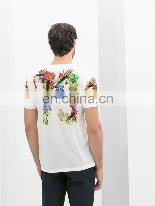 Hot Sales Custom Short Sleeve skull print Wholesale T Shirts for Men