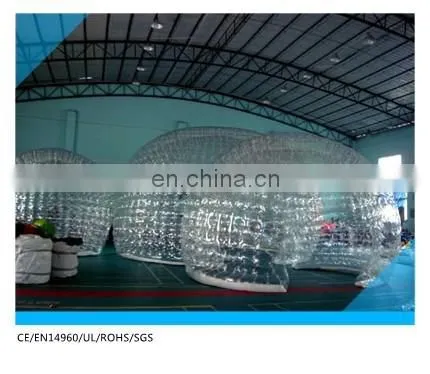 outdoor camping inflatable clear air dome tent,clear inflatable dome tent