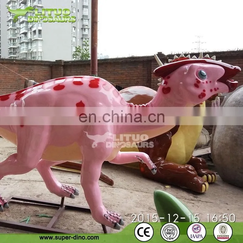 Outdoor Decoration Fiberglass Playground Dinosaur