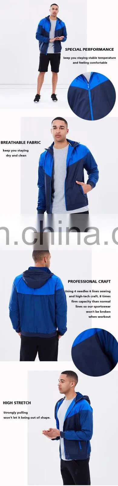 2016 OEM outdoor jacket windproof men's sports jacket