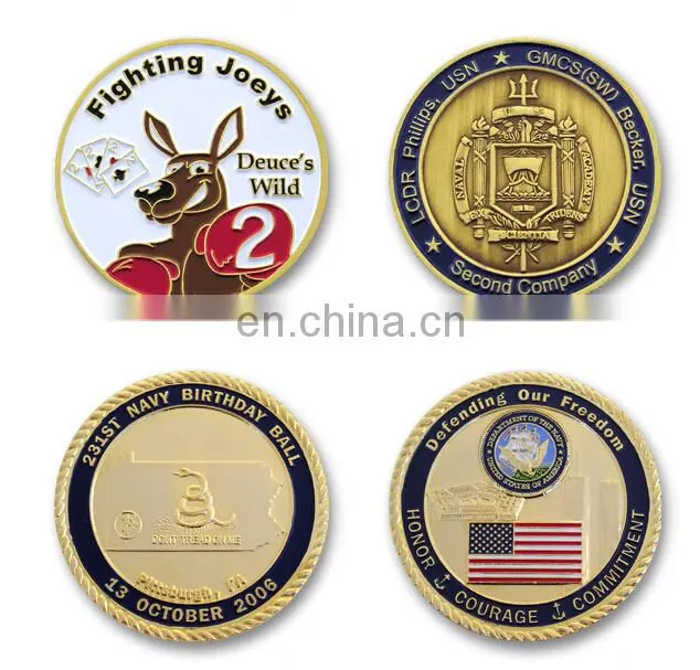 2017 Metal Custom Souvenir Antique Gold Coin, Metal coin