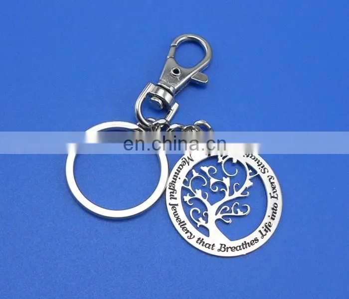 custom big size company logo design promotional gifts soft enamel metal keychain