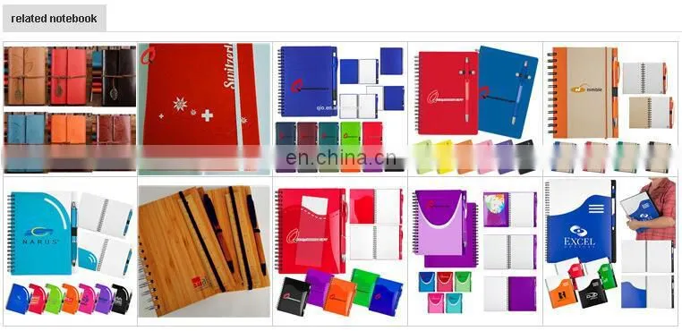 multi functional cardboard notebook with memo sticky notepad and paper ball pen NOTEBO914