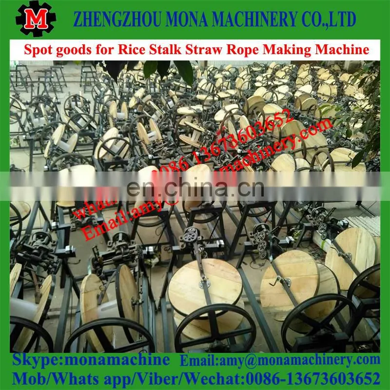 Good performance Straw Making Machine/Rope Braiding Machine/Rice Straw Mat Knitting Machine for sale