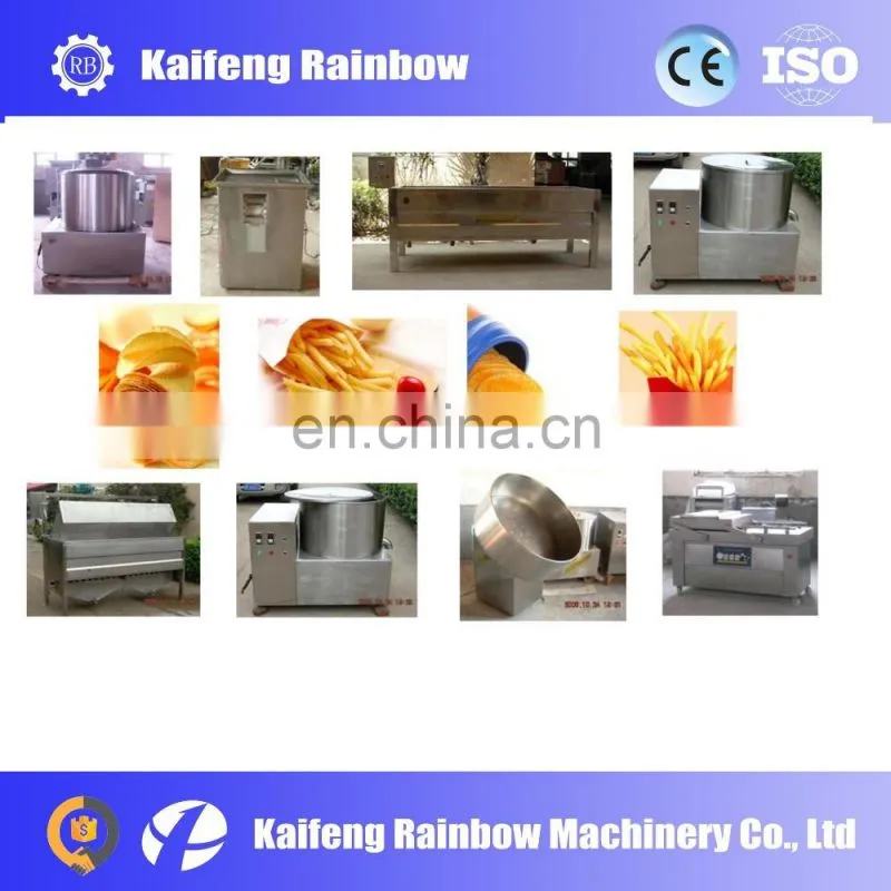 Widely Used Hot Sale Deoiling machine small scale potato chips machine,chips making machine potato